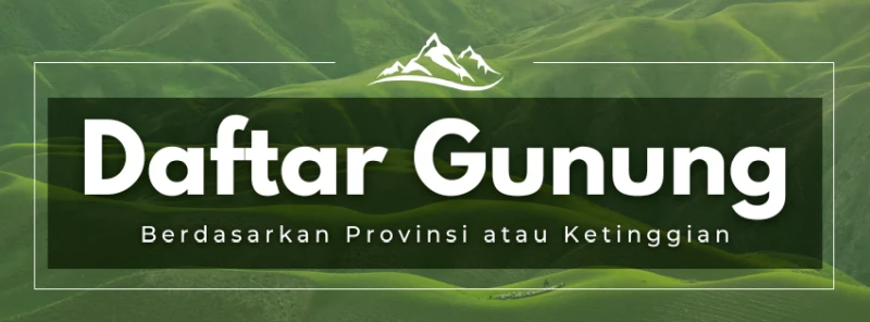 Daftar Gunung